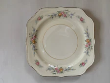 2 Eggshell Nautilus Homer Laughlin Square Salad Plate