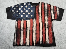 ODM American Flag Graphic T-Shirt Men's SIZE 2XL