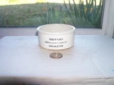 NICE RARE VICTORIAN POTTERY CROCK WITH LOTS OF WRITTING