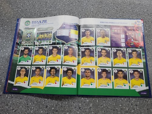 Panini FIFA World Cup Russia 2018 HARDCOVER Album Complete with All Stickers - Picture 4 of 11