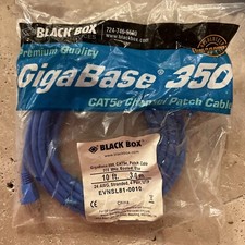 Black Box GigaBase 350, CAT5e - Patch Cable - 10 ft - Blue