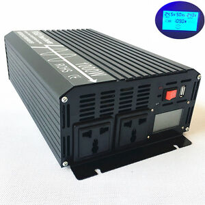 Pure Sine Wave power Inverter 1000W  DC 12V/24V/48V to AC 120V/230V 