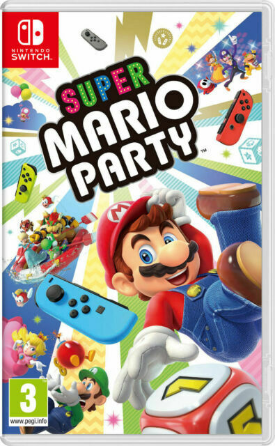 NINTENDO SWITCH SUPER MARIO PARTY SU SCHEDA FISICA GIOCO UFFICIALE ITALIANO