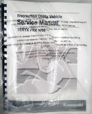 OEM Kawasaki '20-23 Teryx KRX 1000 UTV/ATV Service Repair Shop Manual COMB BOUND