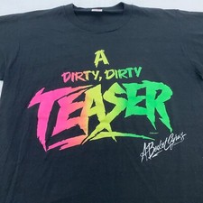 Camiseta de Colección Años 80 ALSTON BECKET CYRUS TEASER GRANDE Calipso Música Concierto Reggae