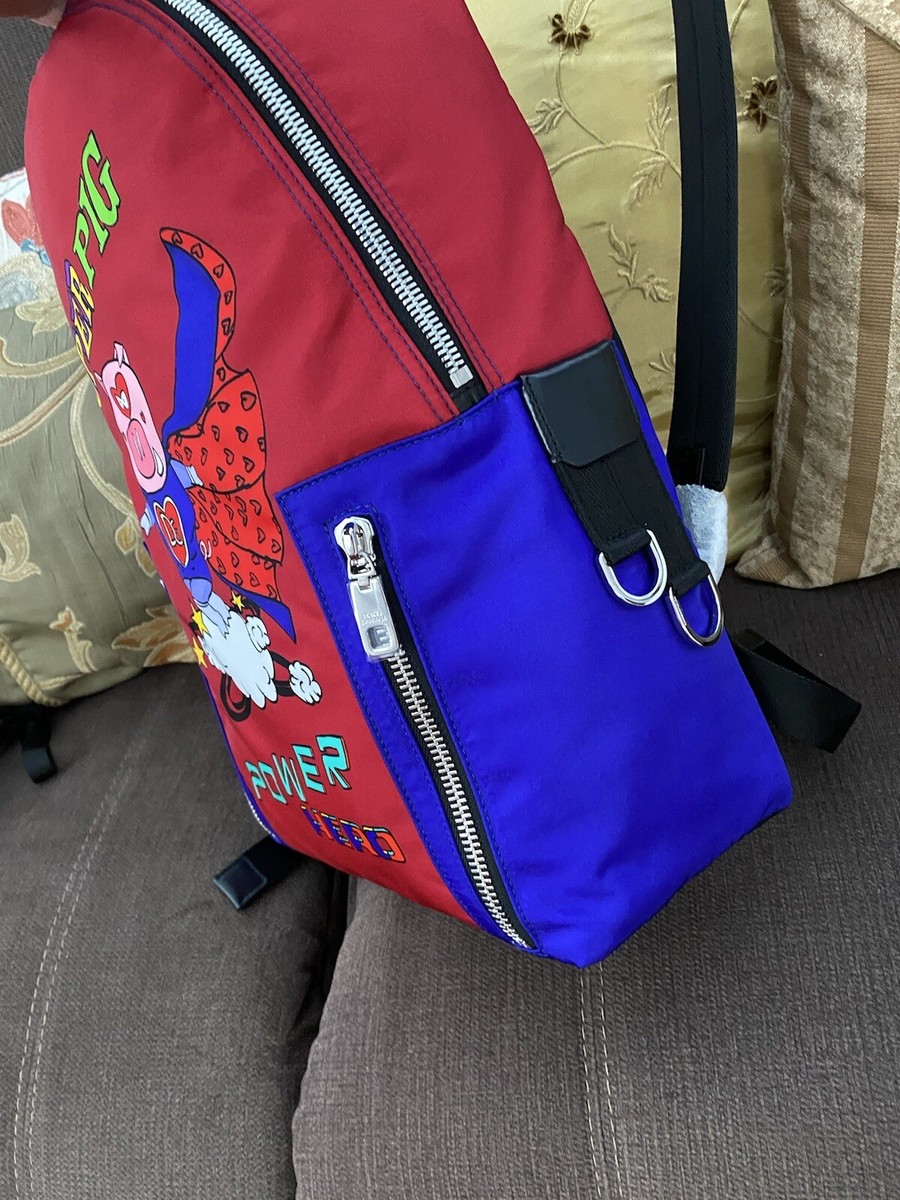 DOLCE & GABBANA Bag Nylon Multicolor Super Pig Print Men  display picture 1