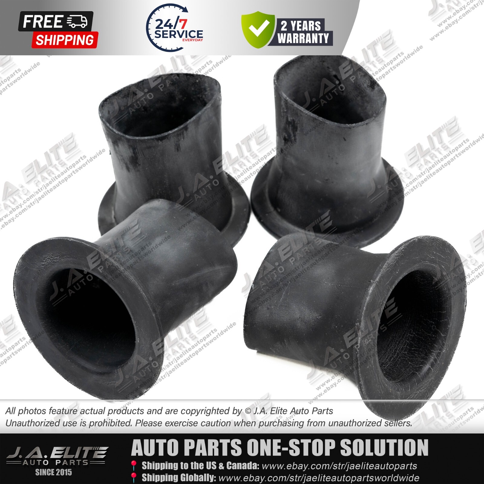 4pcs Shock absorber Dust Cover fit Maserati Quattroporte GT GC