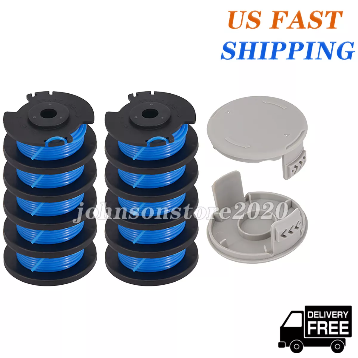 For Ryobi Replace 10 Pack Spool One String trimmer Line 18V 24V