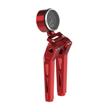 10" Red Handlebar with 4.0" Gauge Instrument Housing for Harley 2025 Street Bob