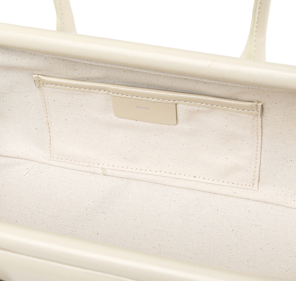 OSOI] BOAT WIDE MINI [CREAM] - Korean Designer Shoulder Bag
