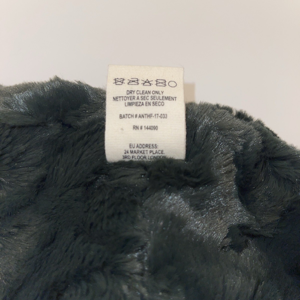 Anthropologie Deep Green Faux Fur Scarf SCARF - FAUX FUR SHAGGY dark green | BERENIK main image 4