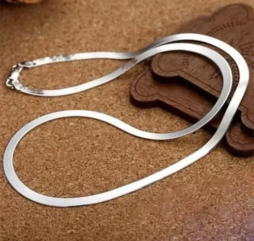 925 Sterling Silver Necklace Chain Woman Men Multiple Sizes And Shapes Uk Stock - Picture 21 of 86