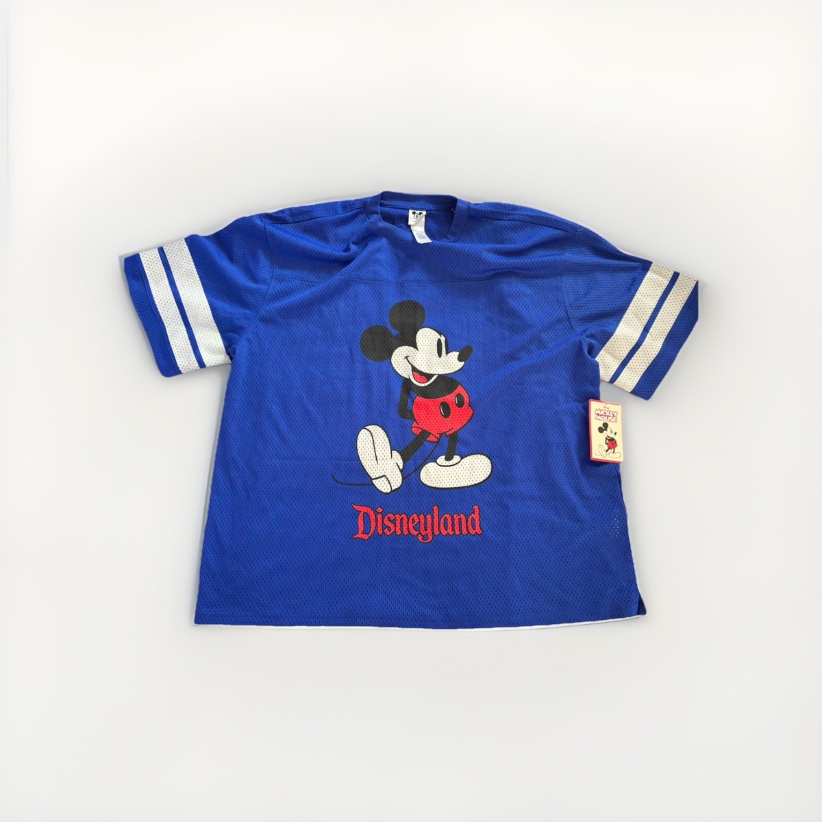 Disneyland Mickey Mouse Blue Football Jersey Size Large Adult