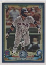 2019 Topps Gypsy Queen Chrome Indigo 11/150 Carlos Santana #73 sy5