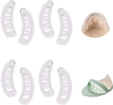 4 Pairs Ball of Foot Cushions, Gel Metatarsal Pads Non-Slip Foot Pads for Wom...