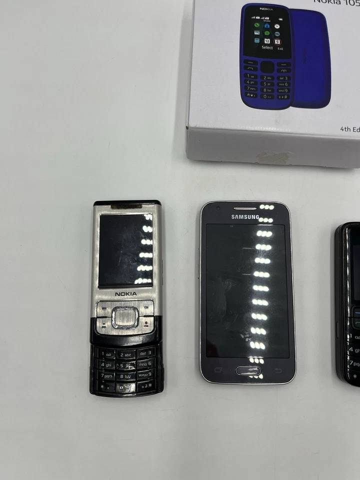 4x alte Handys Telefone 3x Nokia + 1x Samsung Sammlung Konvolut Nokia 105 etc. - Bild 3 von 4