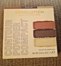 Revolution Contour Powder Compact Medium Colors  Contouring palette new