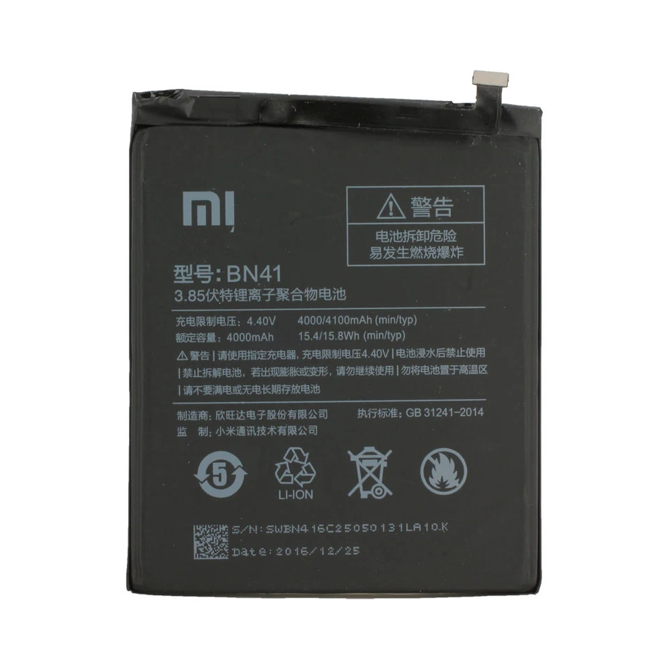 BN41 BATTERIA ORIGINALE SERVICE PER XIAOMI REDMI NOTE 4 - Immagine 3 di 3