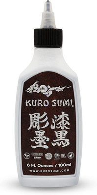 Kuro Sumi - Outlining Black Tattoo Ink - Professional Tattoo Ink & Tattoo Suppli