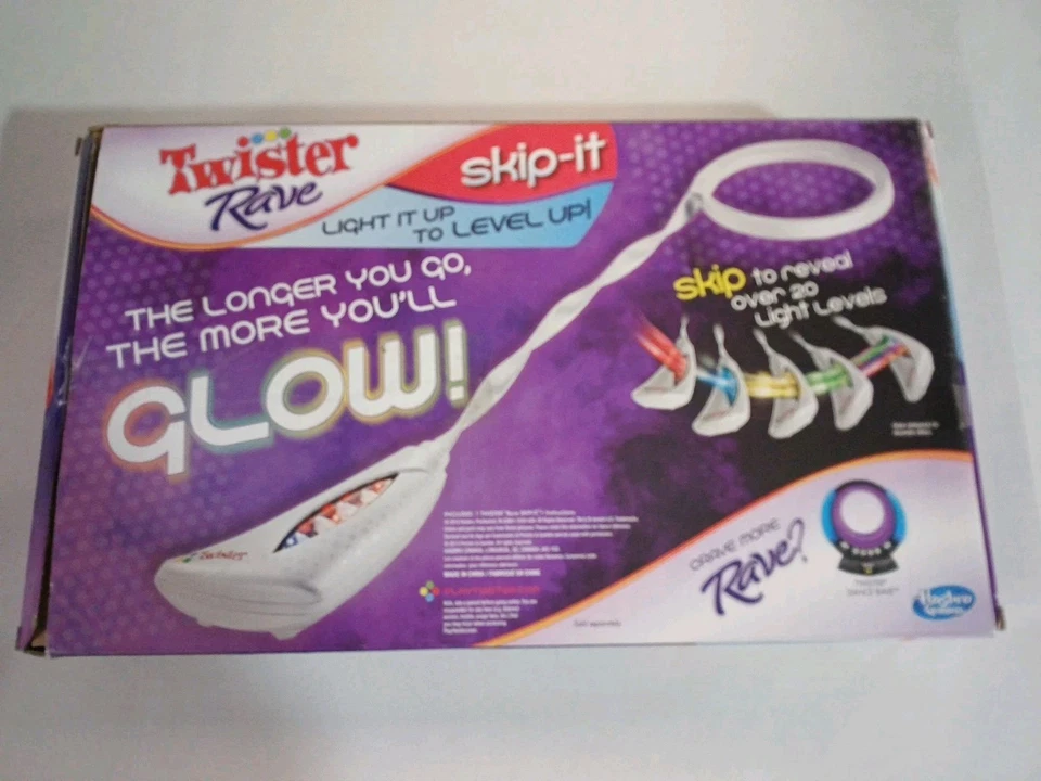 HASBRO Twister Rave Skip It Electronic Light Up Game Hasbro Open Box Fast Ship! - Image 2 of 4