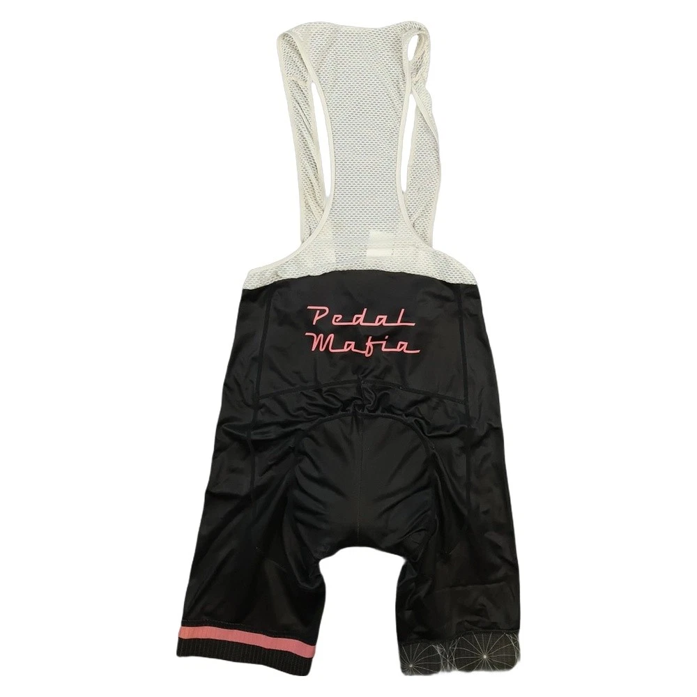 Pedal Mafia Bib Shorts Mens MEDIUM Black Cycling Triathlon Performance Padded M