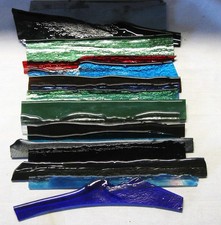 STAINED GLASS PACK: 90 COE GLASS EDGES PACK 3 USE EXAMPLE BELOW IN COMMENTS
