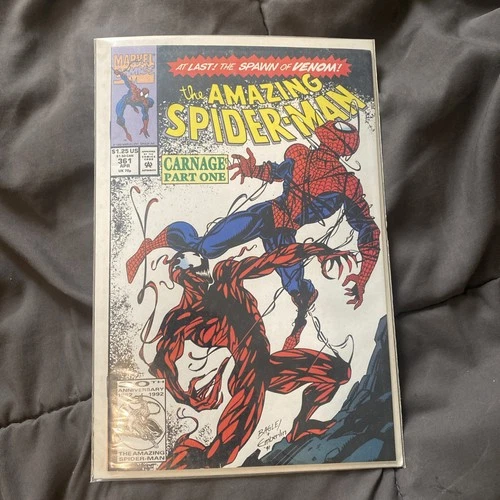 Marvel the Amazing Spider-Man #361 Carnage: Part One 1992 VF+