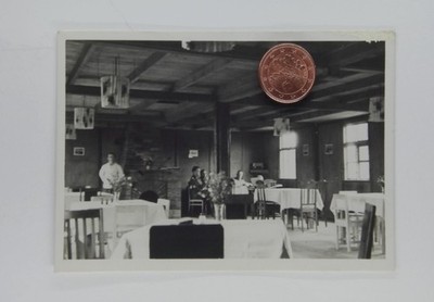 Photo Russia Bosnia near Vyasma Room Hall in Officers Home 1942