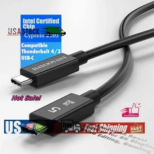Thunderbolt 5 USB-C 5.0 Cable 3.3 ft 80Gbps PD 240W 16K Video Display UHD USK