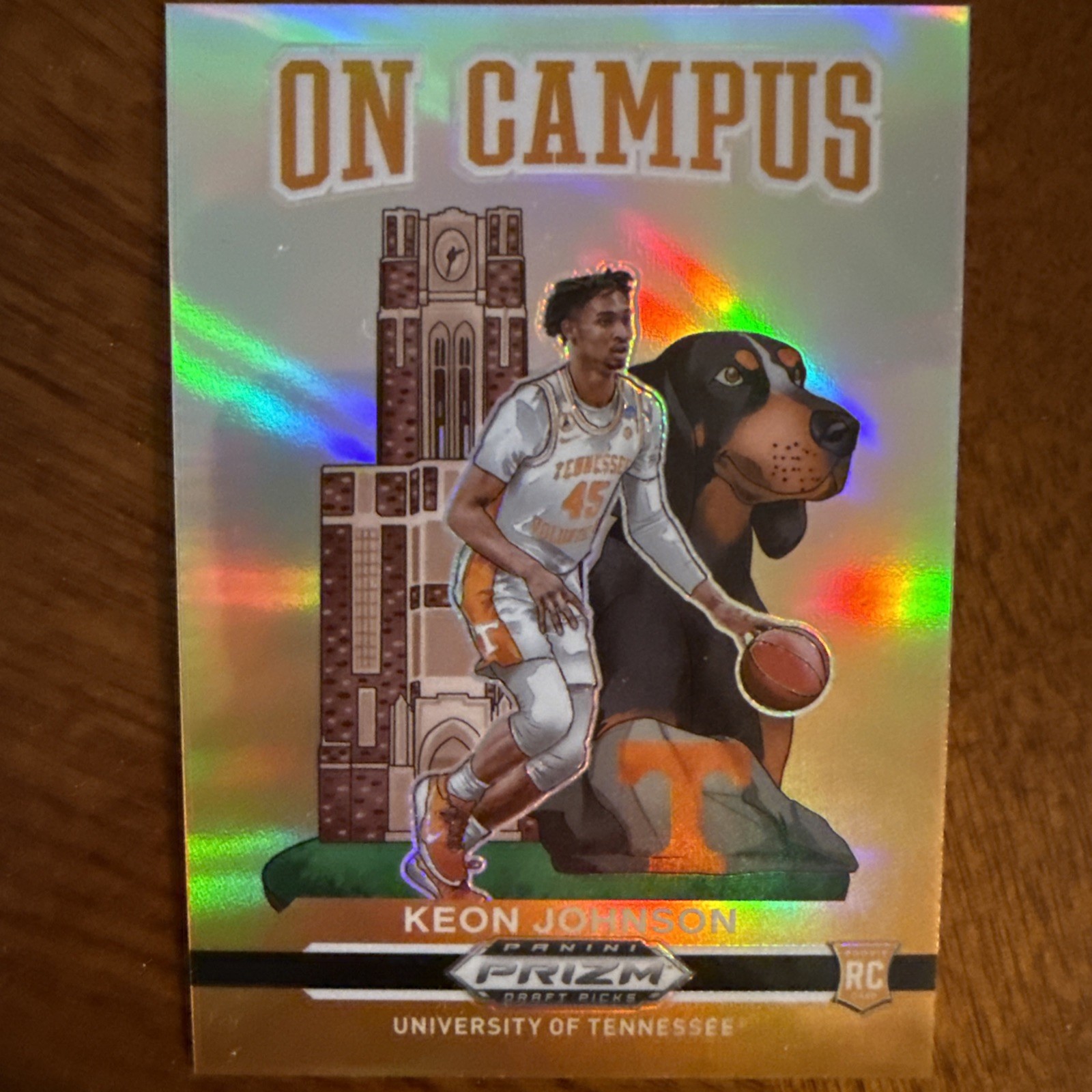 2021-22 Panini Prizm Draft Picks On Campus Keon Johnson #4 1gt6