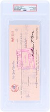 Lou Piniella New York Yankees Signed Check from January 18, 1978 - PSA 84845823
