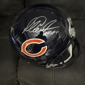 Richard Dent Signed Chicago Bears Football Helmet HOF Inscription
