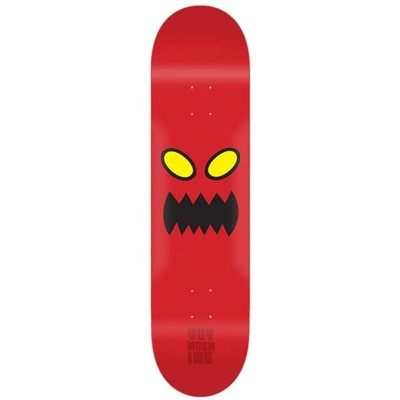 Toy Machine Skateboard Deck Monster Face Red 8.0