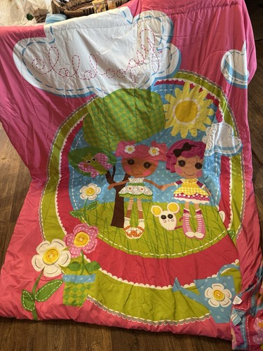 Lalaloopsy Blanket Twin/Full Size Comforter & Pillowcase  Hard To Find Excellent