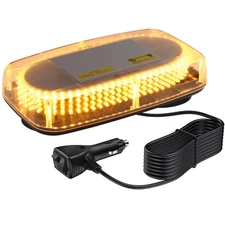 240LED Emergency Warning Strobe Light Car Roof Amber Recovery Flashing Beacon