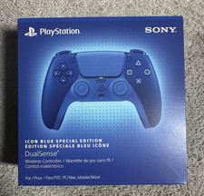 Sony PS5 DualSense Icon Blue Controller with ...