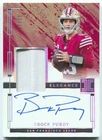 2024 Panini Impeccable Brock Purdy Autograph Elegance Silver Patch Auto #/35