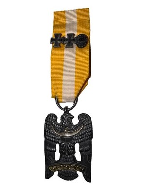 Deutschland. Sehr seltene Medaille des schlesischen Adlers mit Brosche