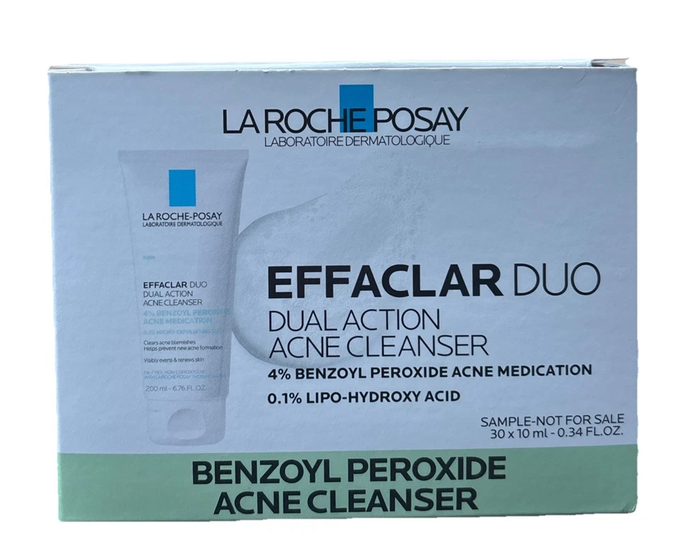 Limpiador de acné de doble acción La Roche Posay Effaclar Duo (30 X 10 ml/caja) estuche de 12 Foto 2 de 4