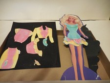 Vintage Secret Hearts Barbie Dress-Up Colorforms Play Set 751 missing parts