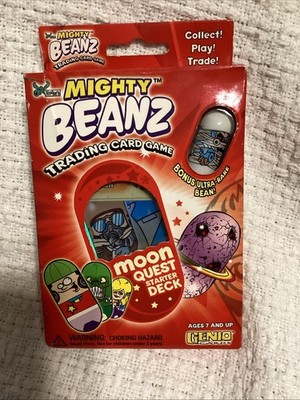 Moon Quest Starter Deck Mighty Beanz Trading Card Game Bonus Ultra Rare Bean NIP