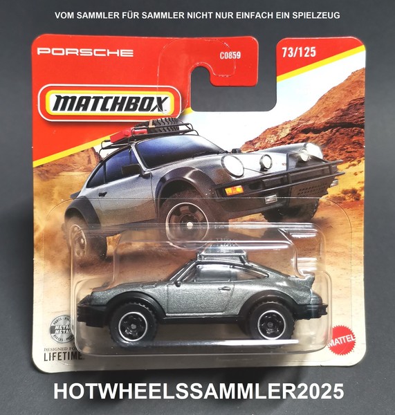 "Matchbox \"1985 Porsche 911 Rally / Rallye\" Farbe Grau JHP30 OVP UngeÖFfnet Neu"-image