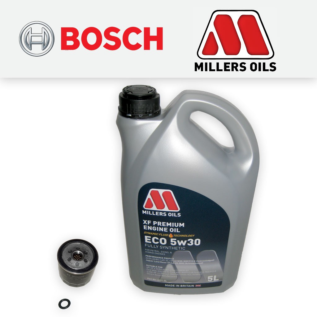 SERVICE KIT for FORD S-MAX 1.6 ECOBOOST OIL FILTER +5w30 ECO OIL (2011-2014)