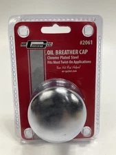 Mr Gasket 2061 Chrome Twist On In Style Valve Cover Breather Oil Cap SBC BBC V