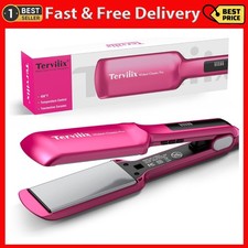 Terviiix Flat Iron Hair Straightener, 2 Inch Widest Ceramic Flat Iron for Hai...