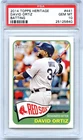 2014 Topps Heritage DAVID ORTIZ Action Image Variation SP #441 PSA 10 Batting