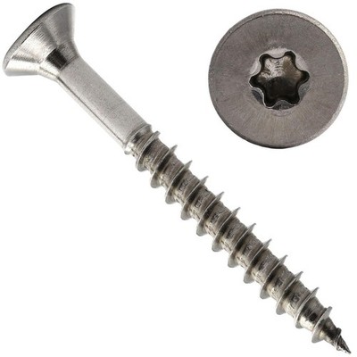 Ø 3 6mm Spanplattenschrauben Edelstahl TX A2 VA V2A Holzschrauben Senkkopf
