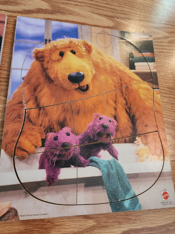 美泰Bear in the Big Blue House木板拼图90年代  — 第 3/4 张图片