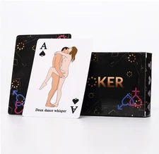 Poker Cards Game for Couple Date Night Intimacy Adult Deck Card with 54 Position