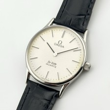 1978 Vintage Omega De Ville - White Dial - Quartz - Ref 191.0072 - Mens Watch